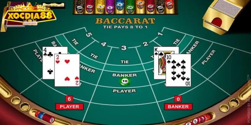 Cách Tính Điểm Baccarat XOCDIA88 Chuẩn Xác Dành Cho Tân Binh 1 Cách quy ước giá trị bài