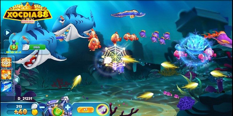 Jackpot Fishing Xocdia88 Đổi Thưởng Gây Sốt Bạn Nên Thử 2 Sinh vật đa dạng và hiệu ứng đặc biệt