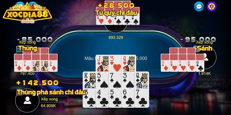 Mậu Binh XOCDIA88 Bỏ Túi Kiến Thức Chơi Cơ Bản Để Dễ Thắng 3 Các bước tham gia Mậu Binh tại website cho tân thủ