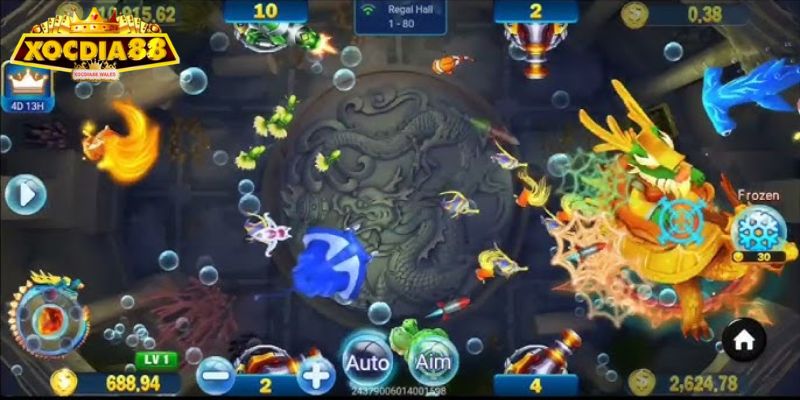 Royal Fishing Xocdia88 Đỉnh Cao Giải Trí Trực Tuyến Năm 2025 3 Cơ hội đổi thưởng hấp dẫn