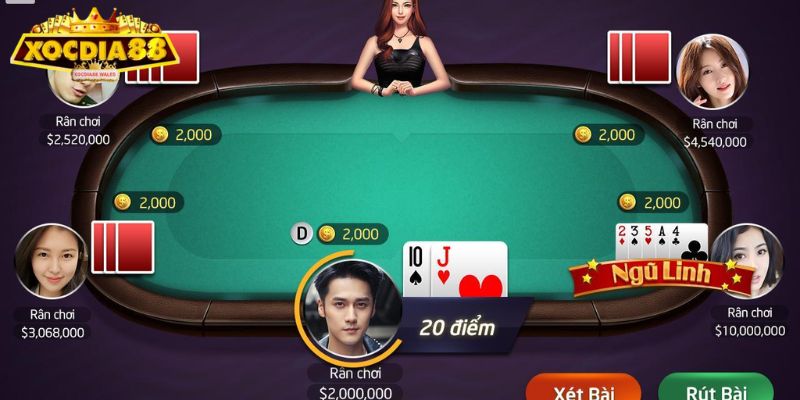 Xì Dách XOCDIA88 Luật Chơi Chi Tiết Và Kinh Nghiệm Dễ Thắng 2 Luật chơi và cách tính điểm game bài Xì Dách tại XOCDIA88